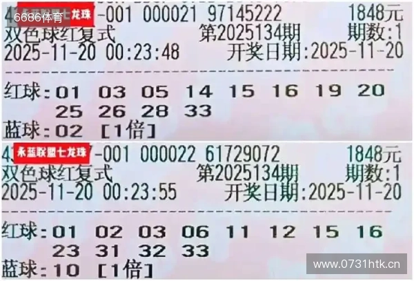 双色球25137期实票欣赏:一大张红球4胆全拖1蓝胆拖票